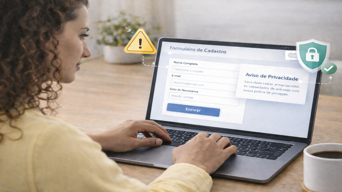 Aviso de privacidade: onde errar custa caro