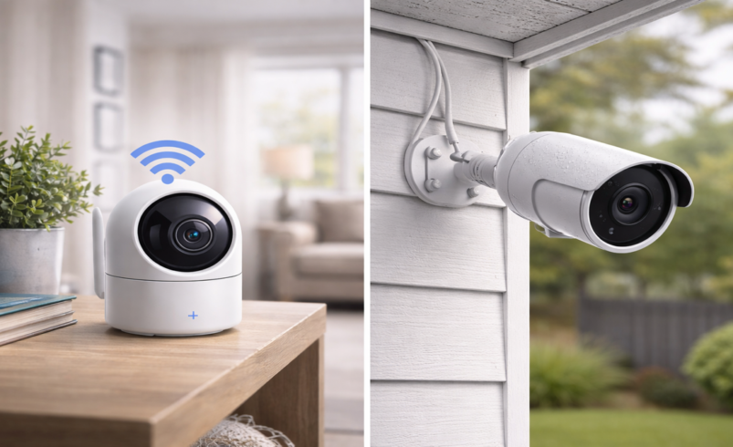 Câmera Wi-Fi ou cabeada: qual funciona melhor em casa?