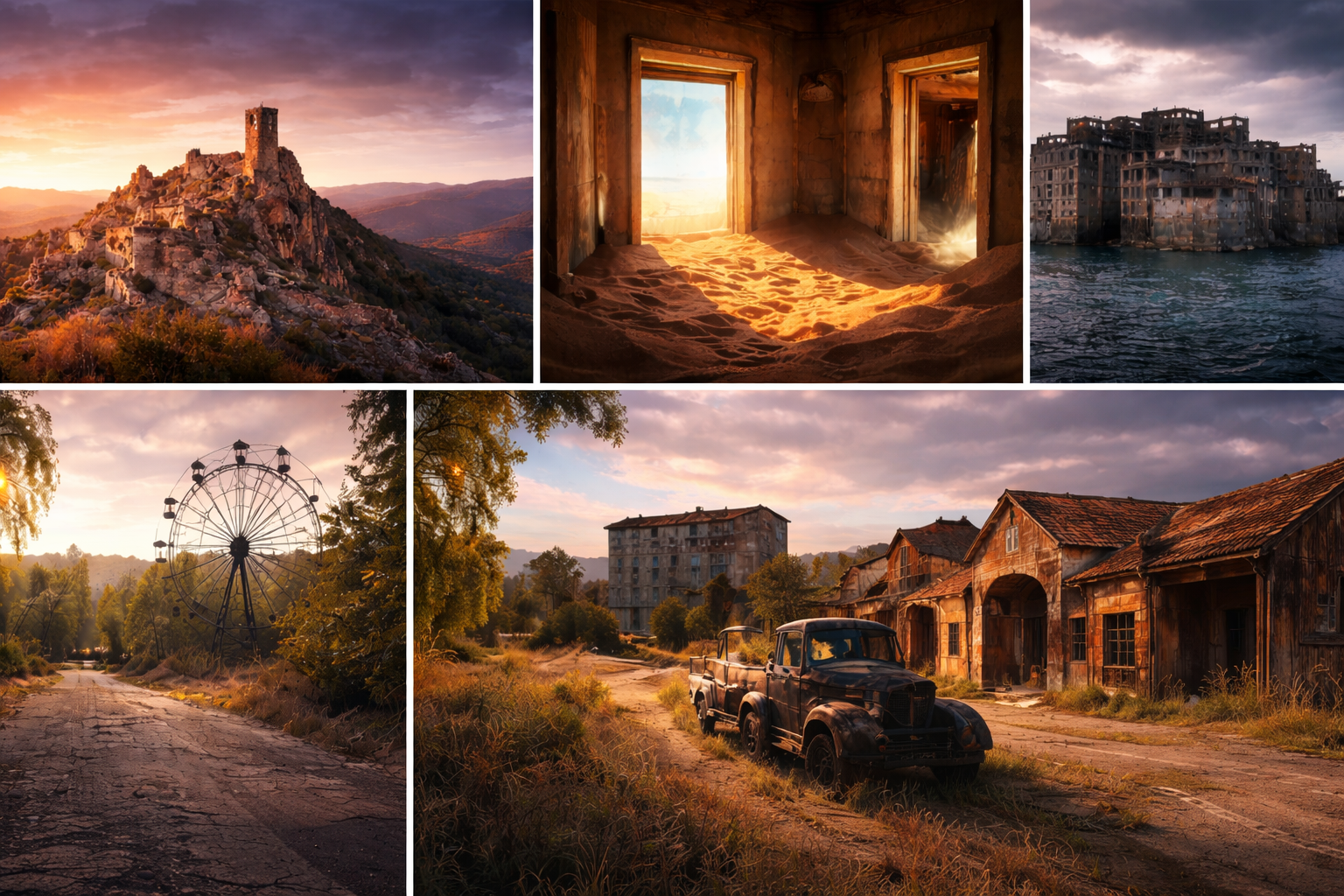 Cidades abandonadas que viraram poesia