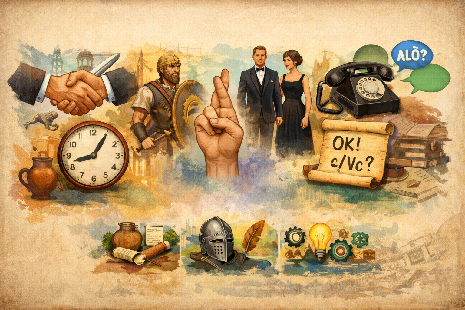 Coisas comuns que têm uma origem inesperada