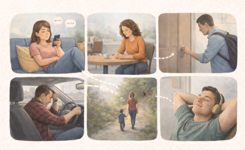 Hábitos que surgem sem perceber