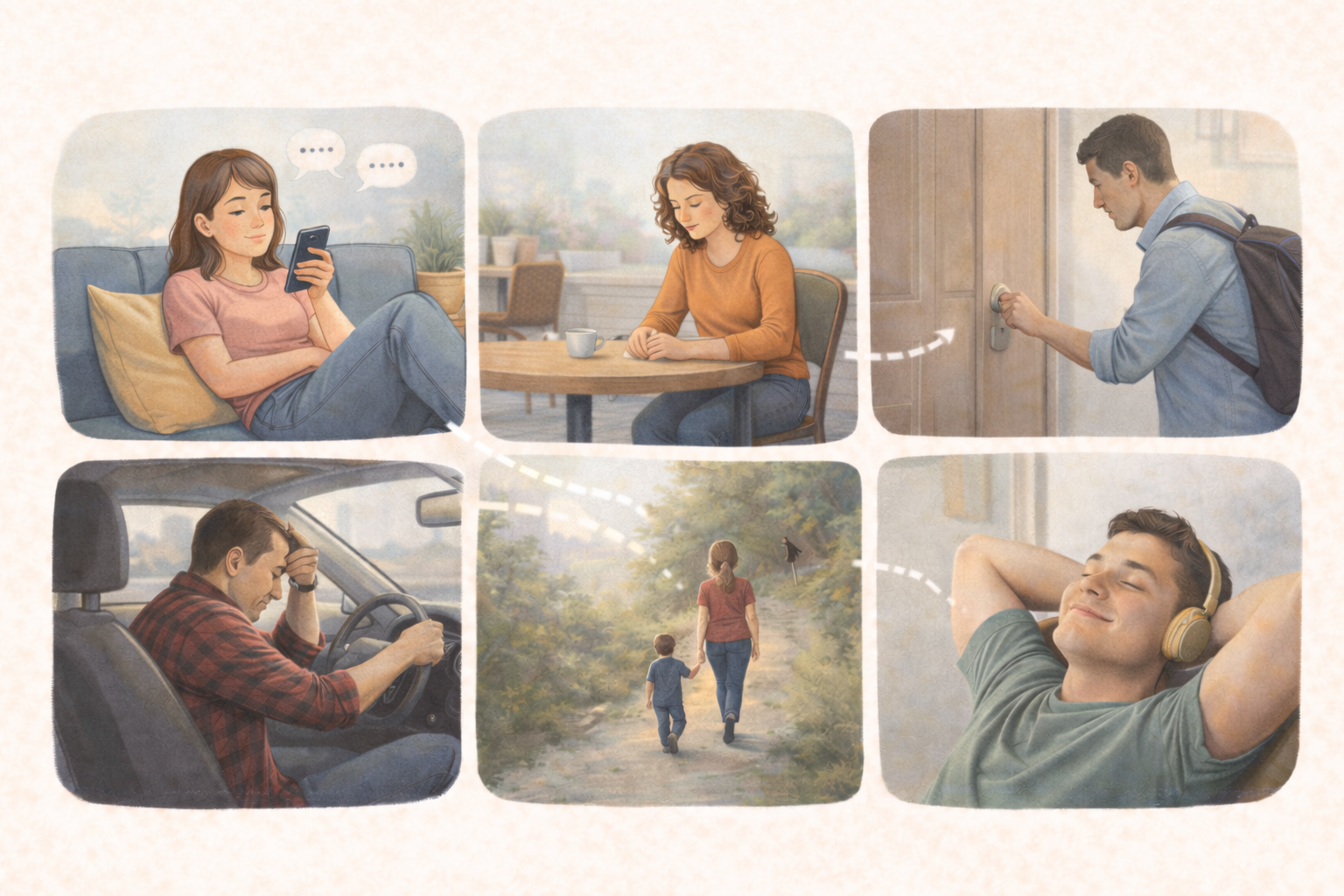 Hábitos que surgem sem perceber