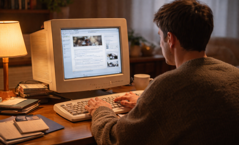 A internet antes das redes sociais