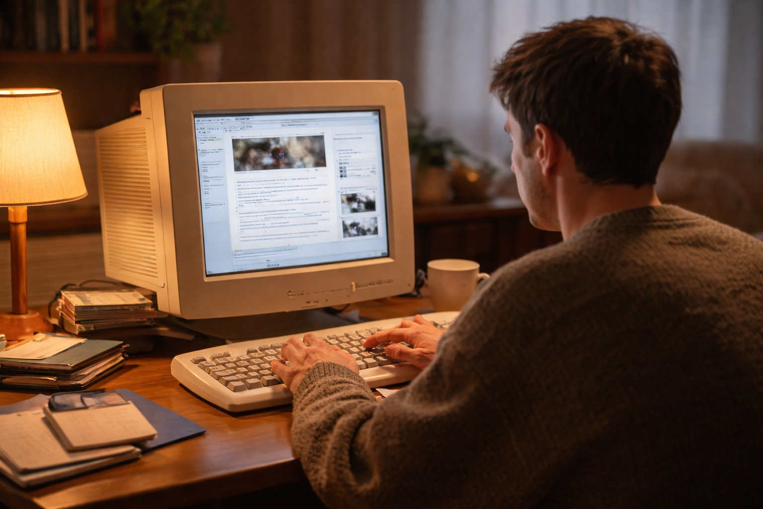 A internet antes das redes sociais