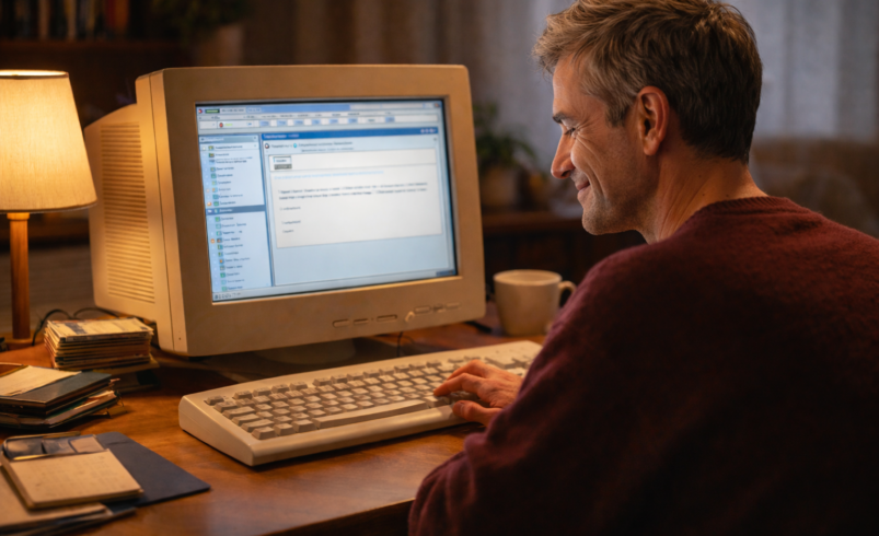 O primeiro endereço de e-mail a gente nunca esquece