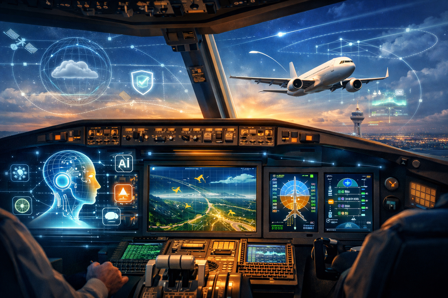 Como a inteligência artificial já atua em aviões