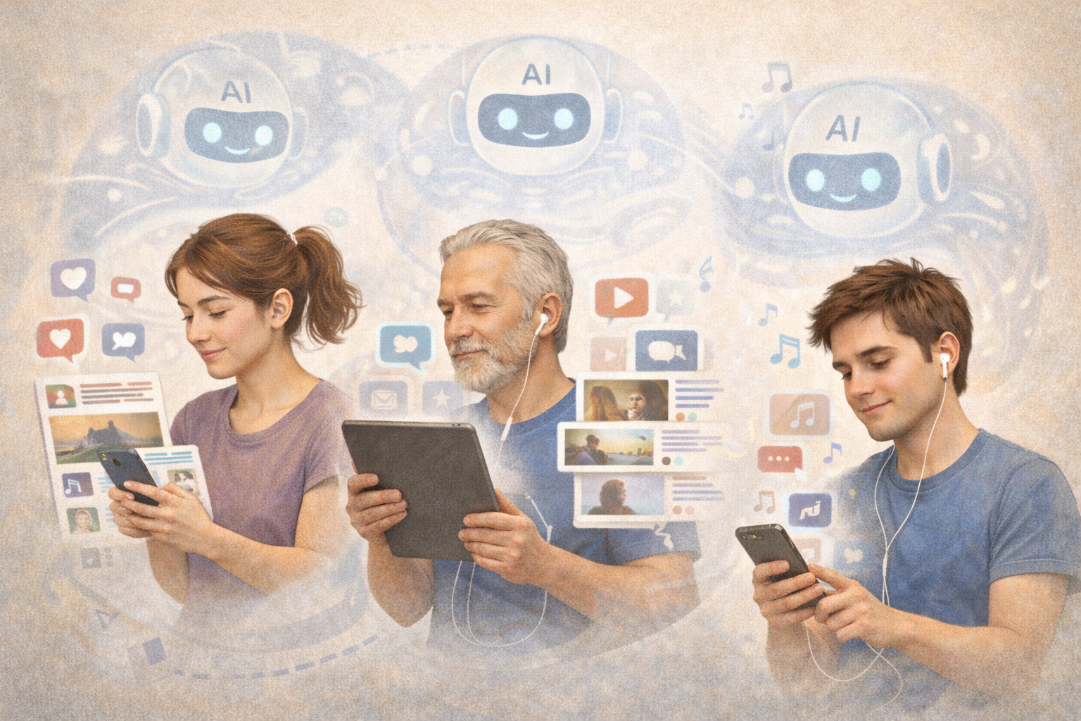 Como a IA decide o que você vê na internet