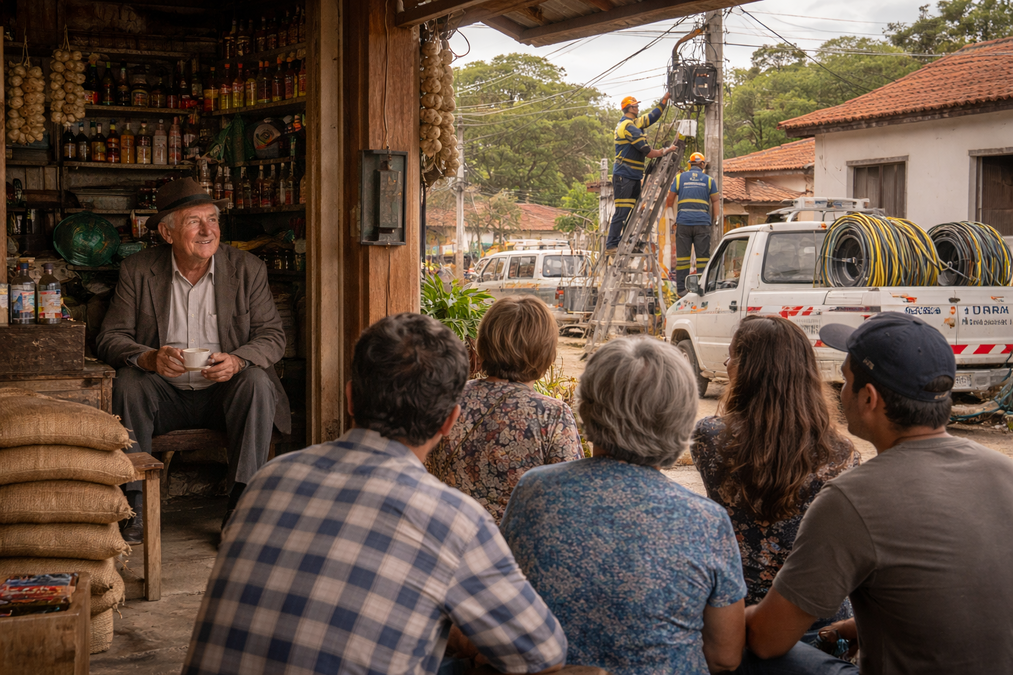 O dia que a internet chegou lá em São Bento do Córrego
