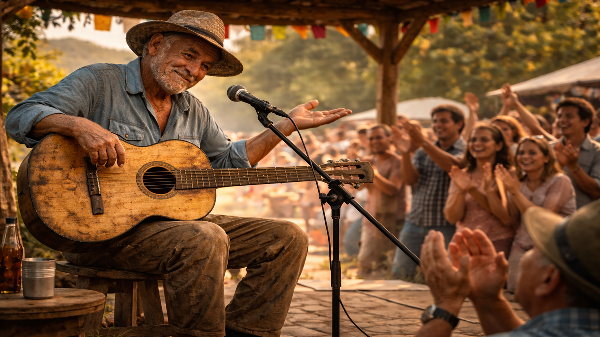 O Dia em que a Viola Ganhou Mais Aplauso que o Dono