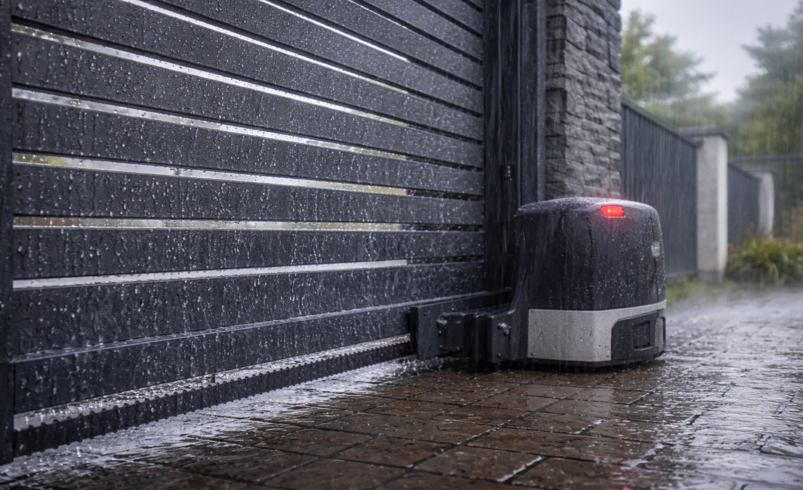 Portão Eletrônico: Por que as falhas são comuns em dias de chuva?