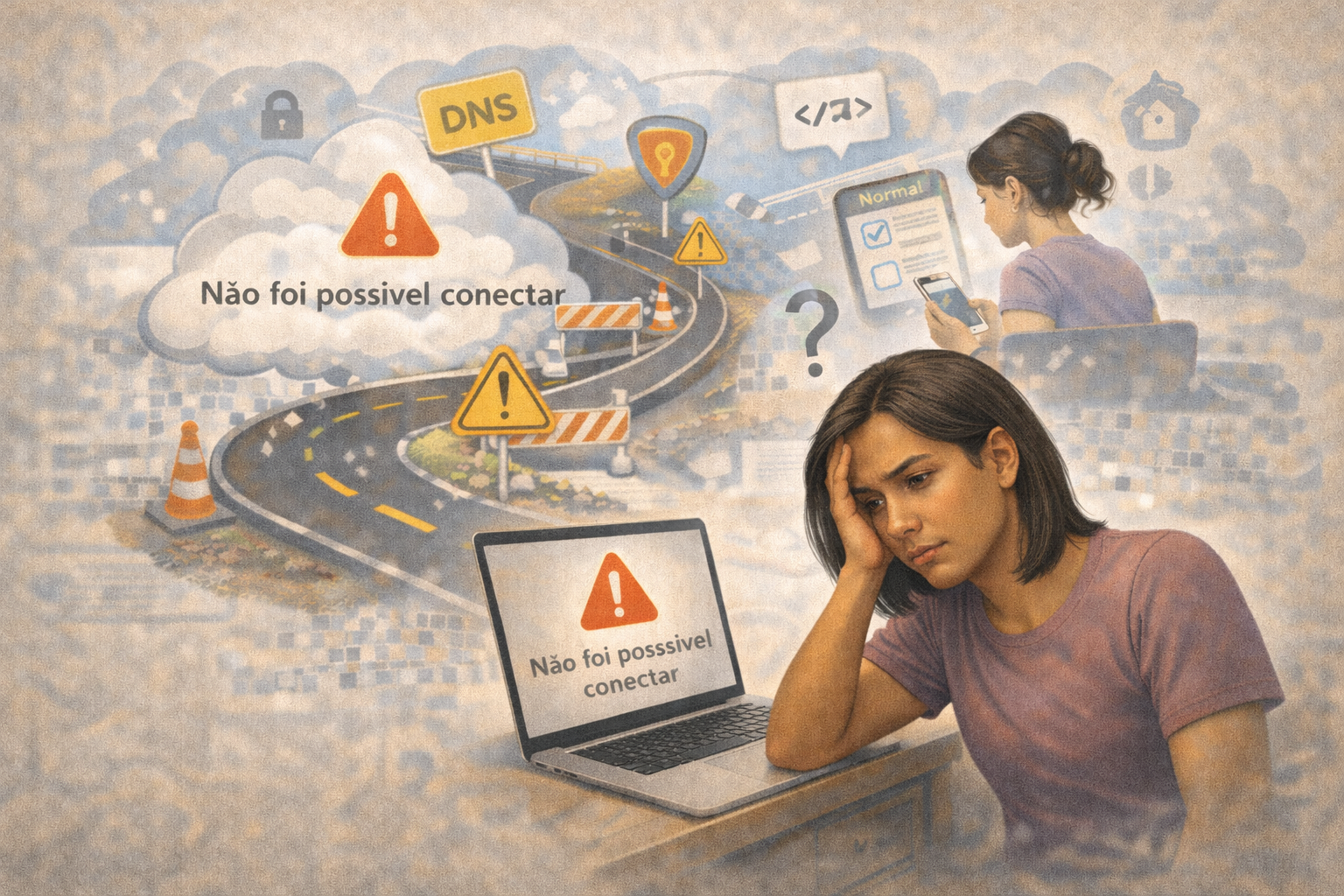 Por que alguns sites só dão erro para você