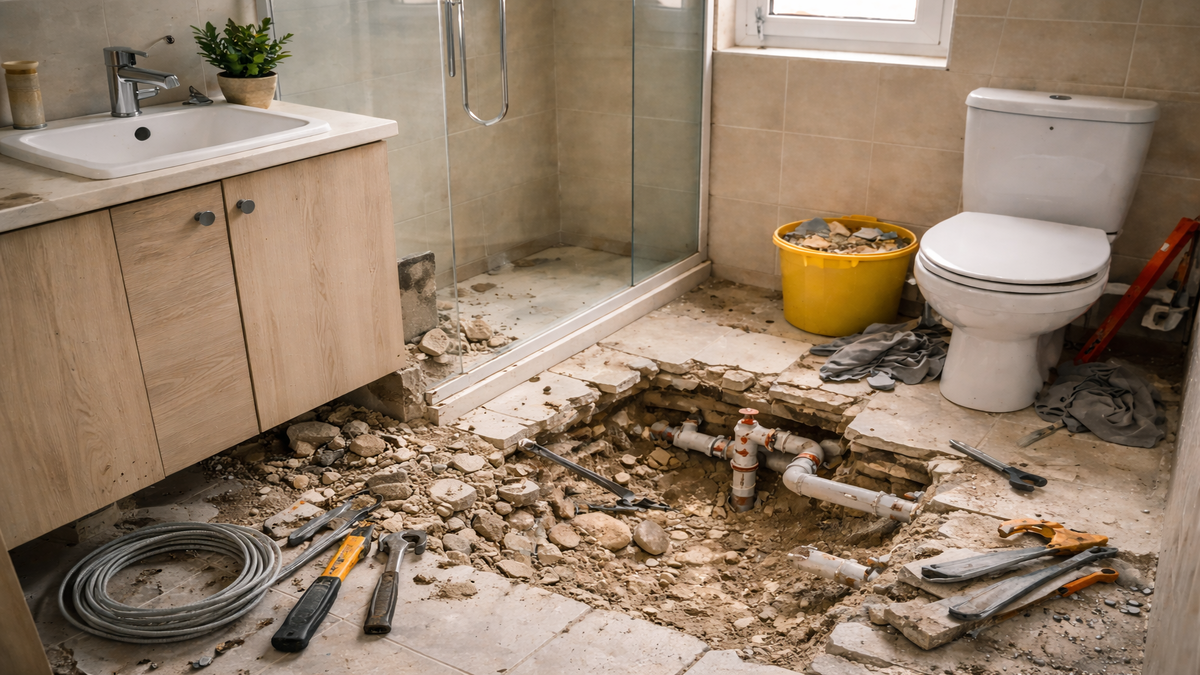 Reformar um banheiro simples pode sair caro? Veja os custos que ninguém avisa