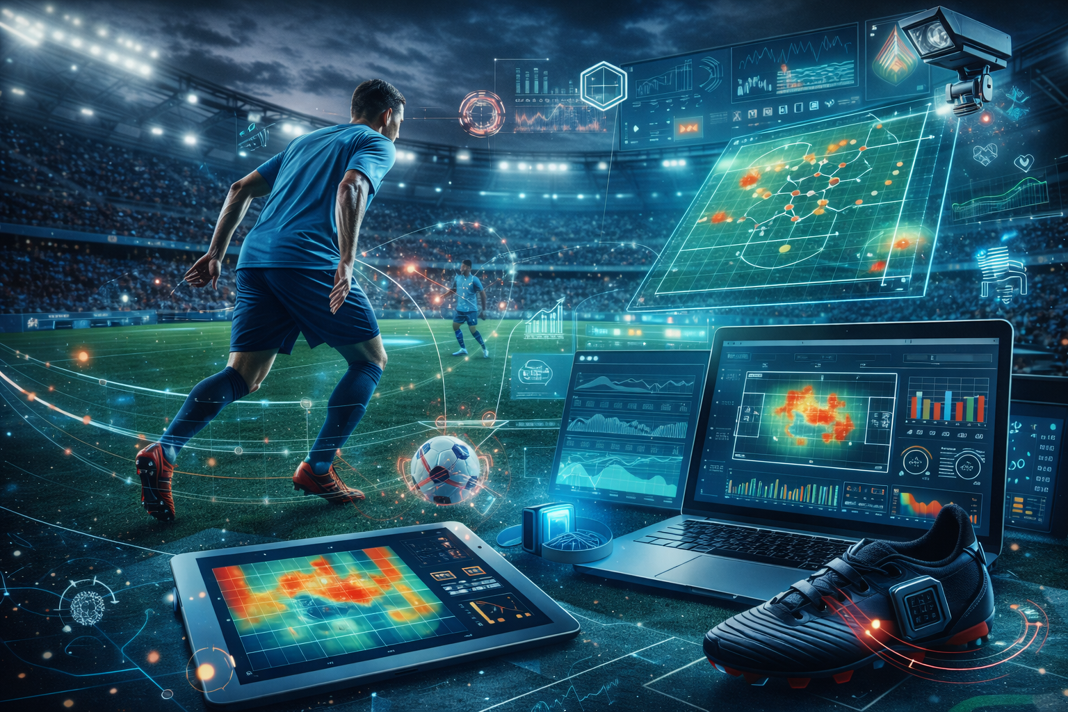Tecnologia no futebol moderno: como dados e inovação mudaram o jogo