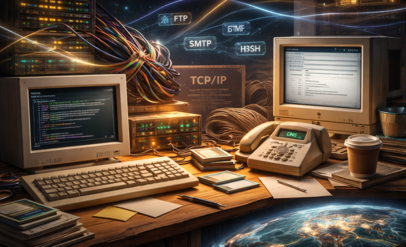 Tecnologias antigas que ainda sustentam a internet