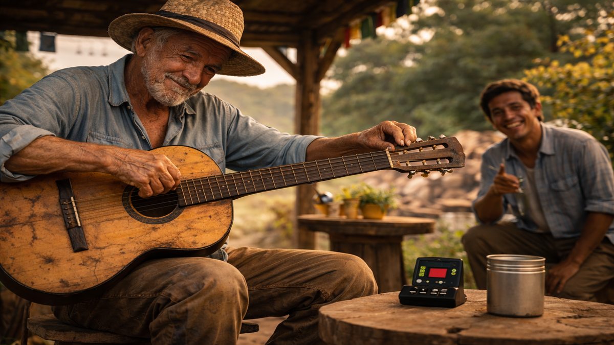 Zeca Violeiro e a Afinação Feita no Olhômetro
