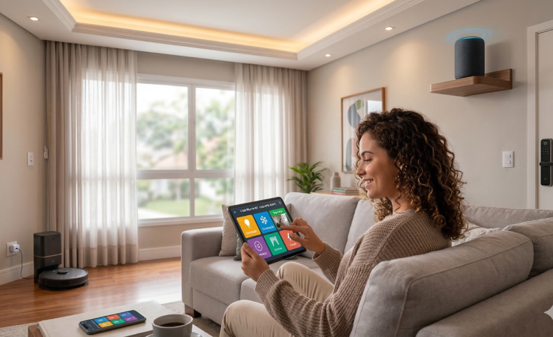 Do Luxo à Praticidade: Como a Automação Residencial se Tornou Acessível no Brasil